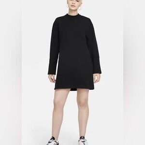 NWOT Nike Sportswear "Tech Fleece" Dress - Black. Size Small (Oversized)